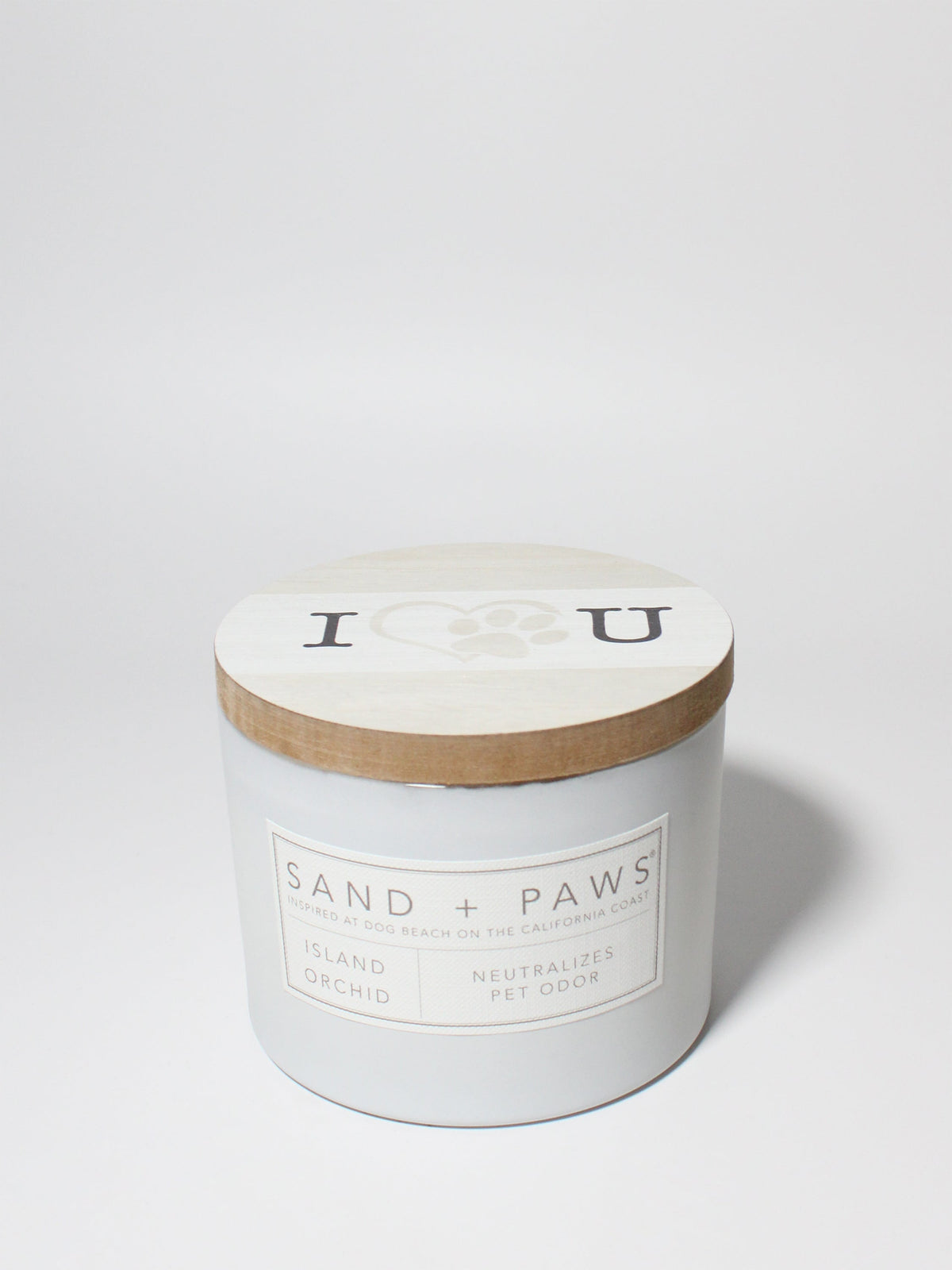 Sand + Paws Island Orchid 12 oz scented candle