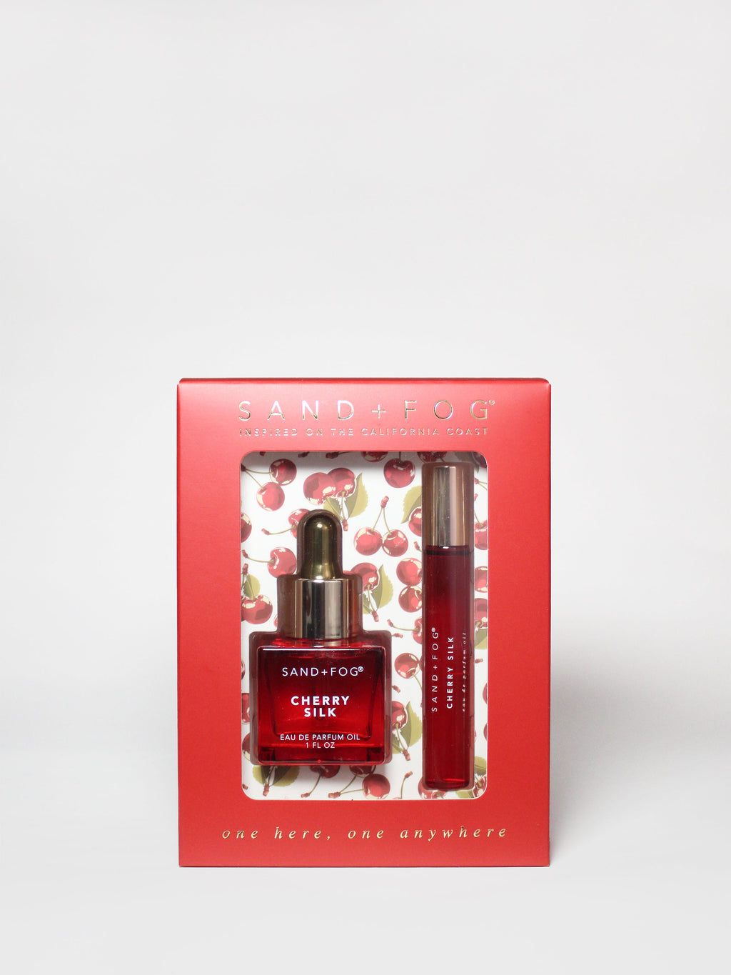 Perfume Oil Rollerball and Perfume Dropper Set - Cherry Silk