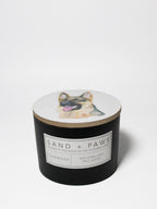 Sand + Paws Teakwood 12 oz scented candle