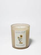 White Flowers 10 oz scented candle