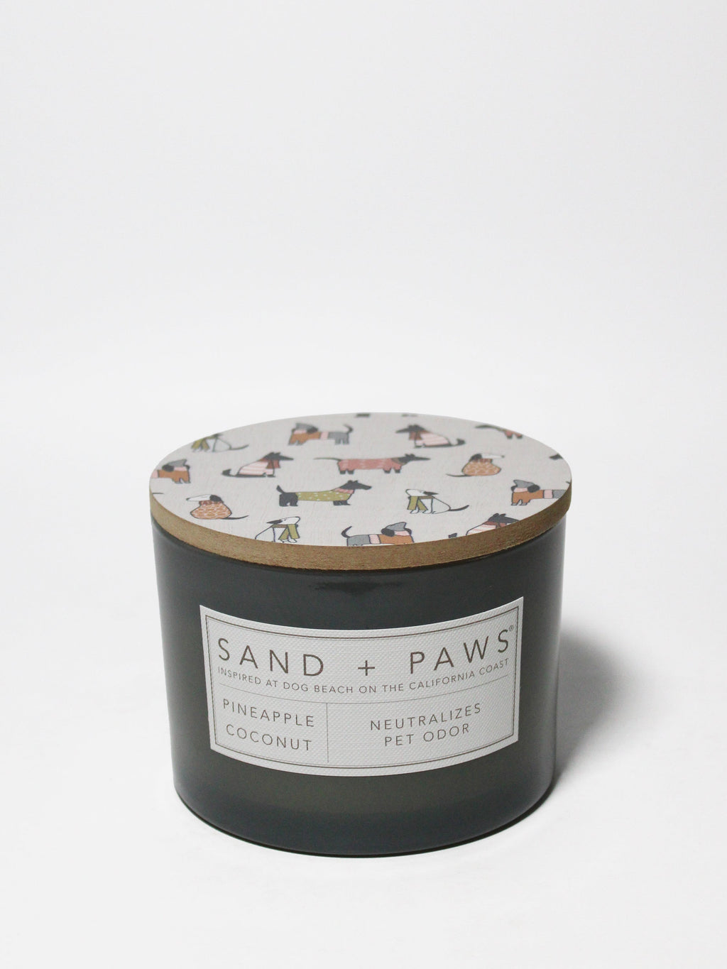 Sand + Paws Pineapple Coconut 12 oz scented candle