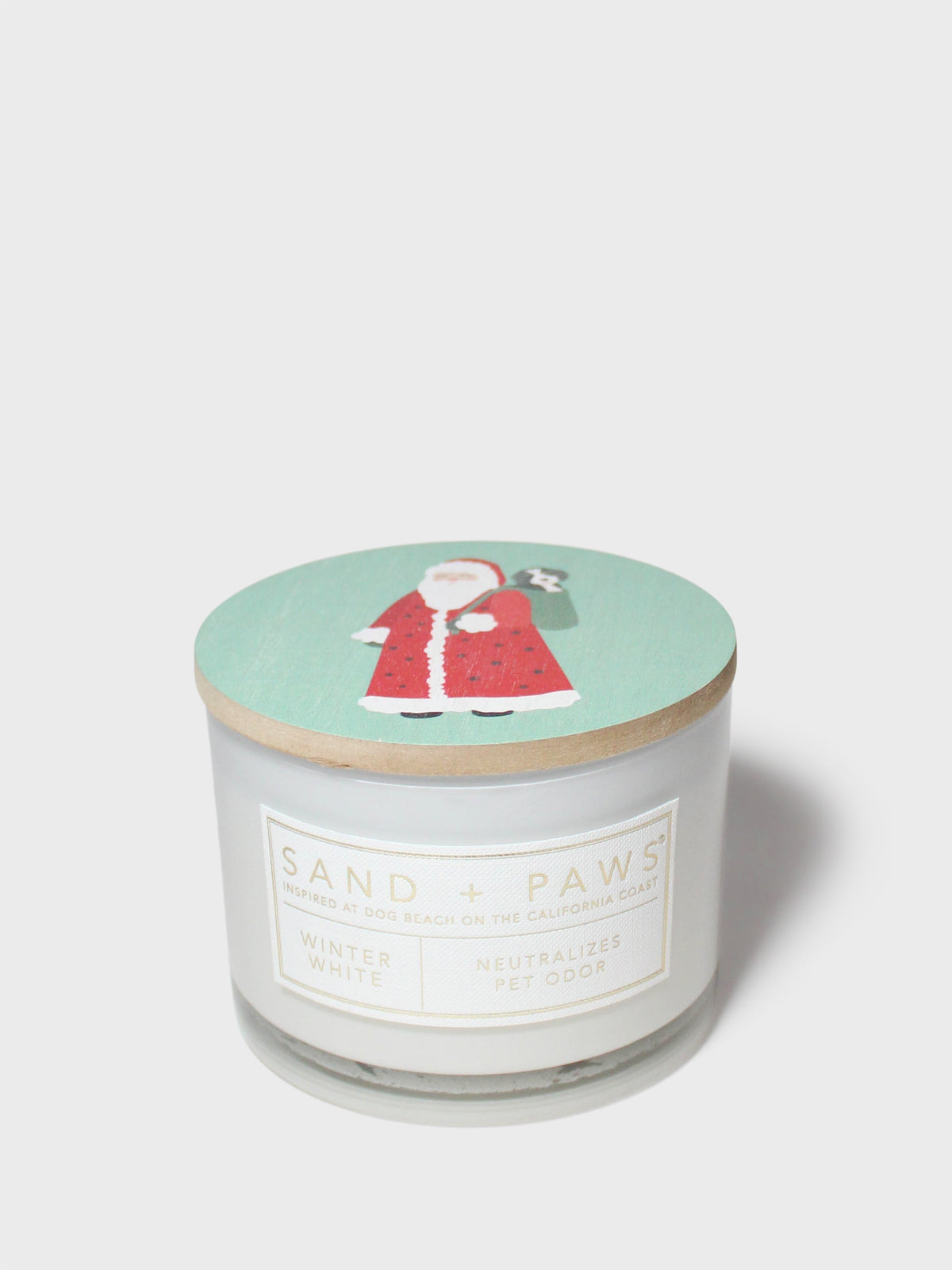 Sand + Paws Winter White 12oz scented candle