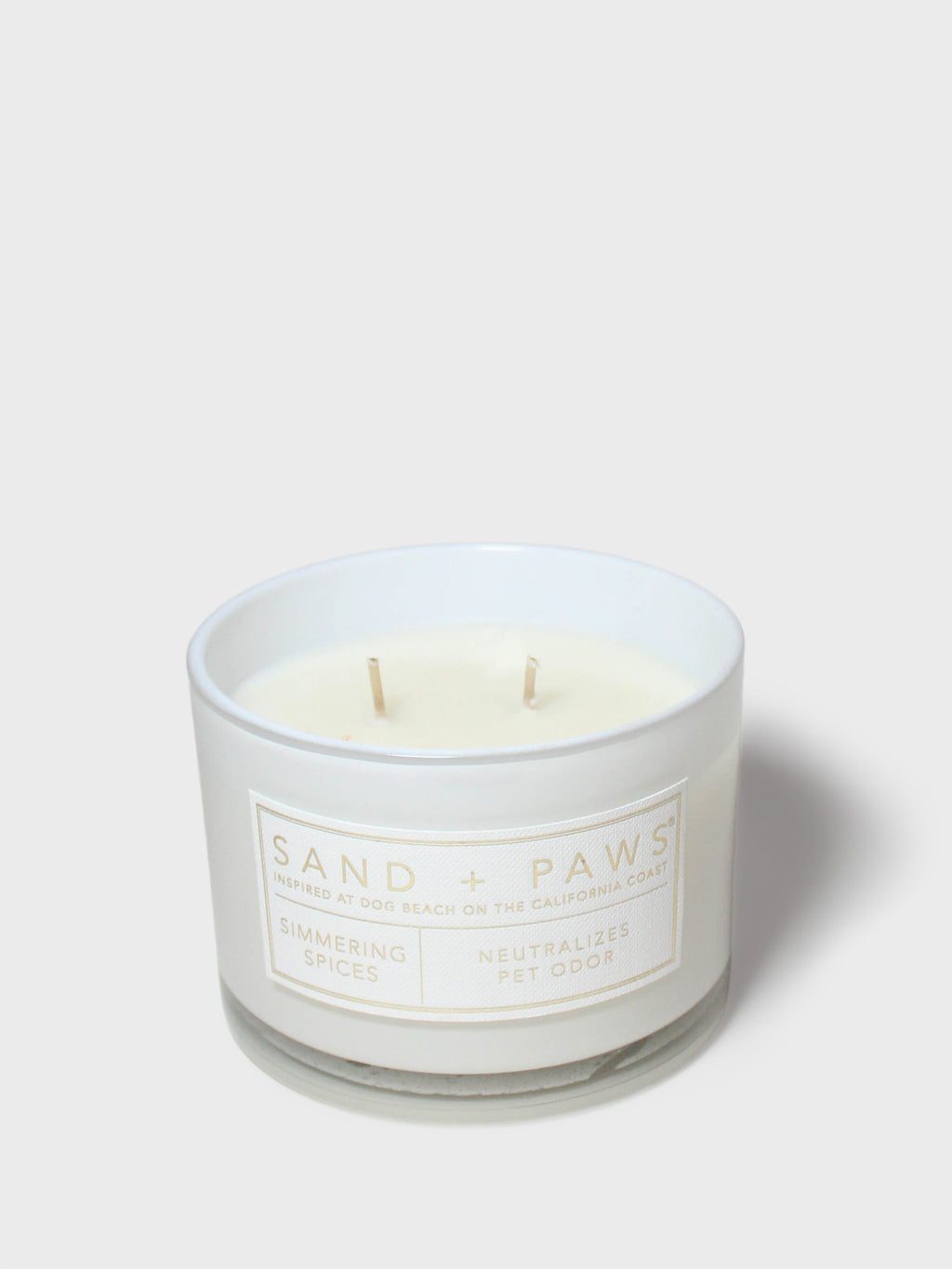 Sand + Paws Simmering Spices 12 oz scented candle