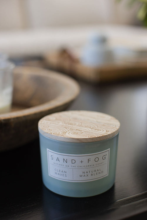 Clean Waves 12 oz scented candle