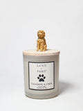 Sand + Paws Cashmere & Linen 10 oz scented candle