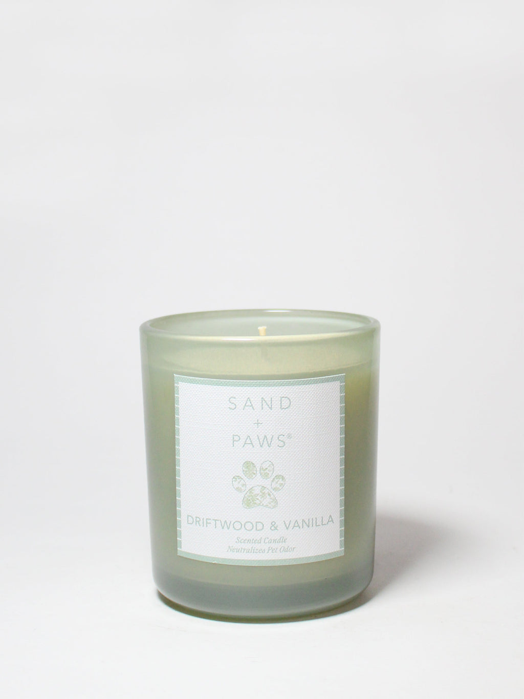Sand + Paws Driftwood & Vanilla 10 oz scented candle