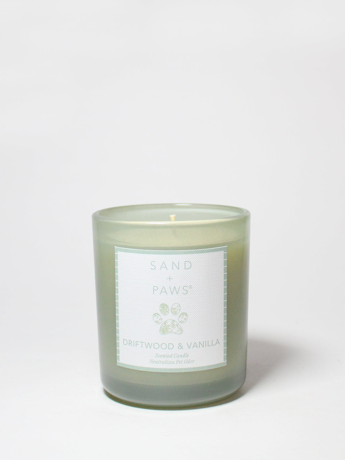 Sand + Paws Driftwood & Vanilla 10 oz scented candle