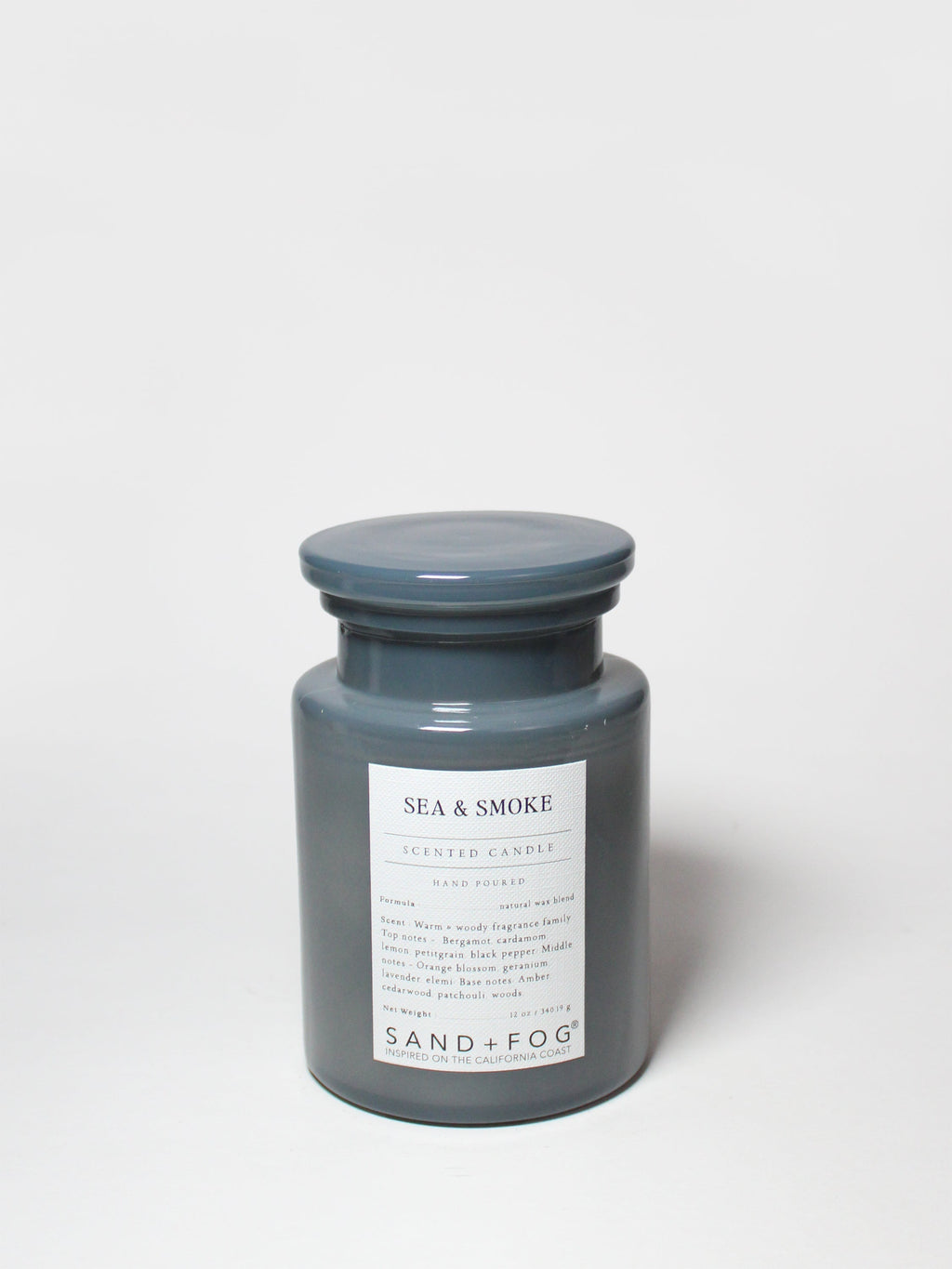 Sea & Smoke 12 oz scented candle