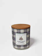 Warm Cocoa & Amber 10 oz scented candle